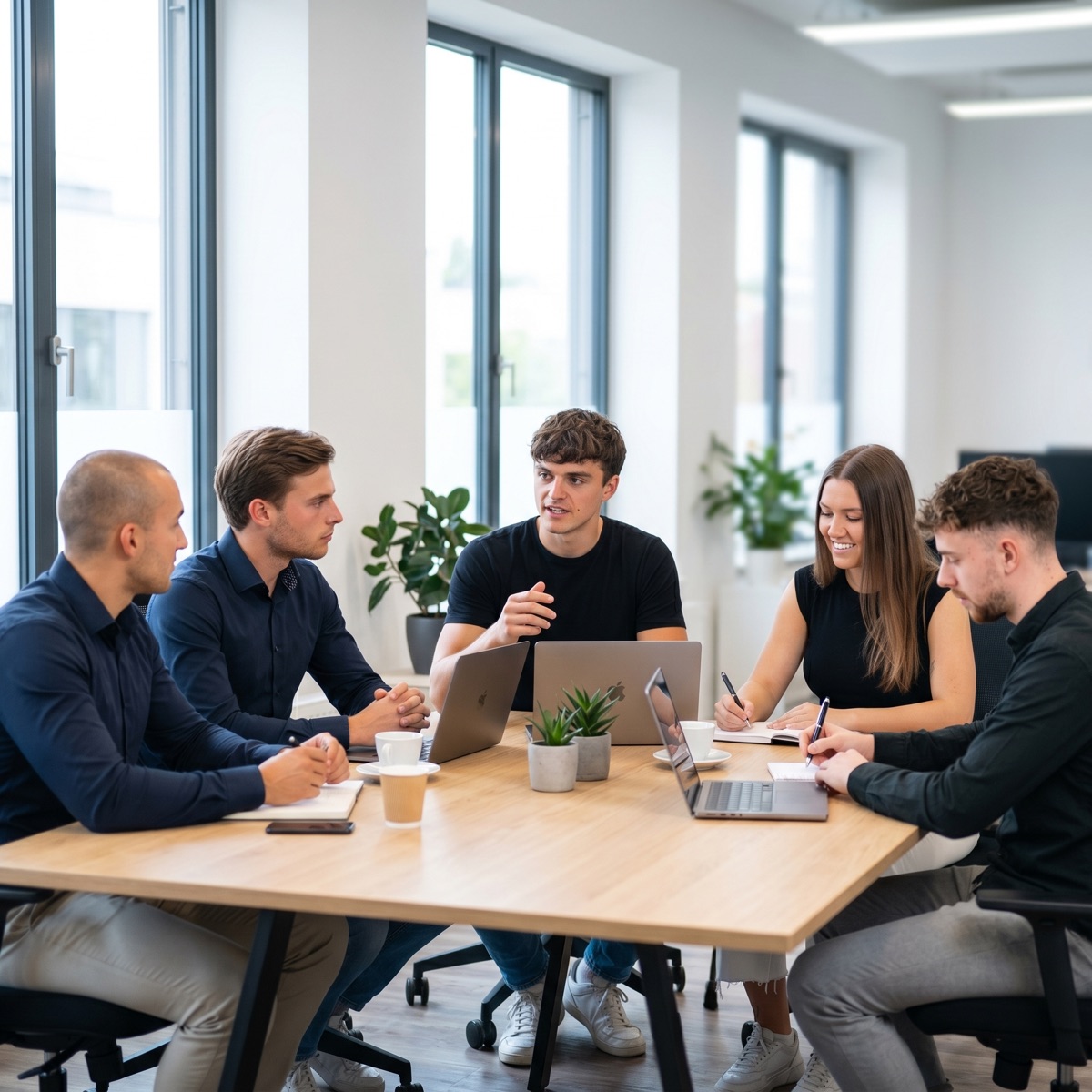 Das Team von Koller und Lode im Büro